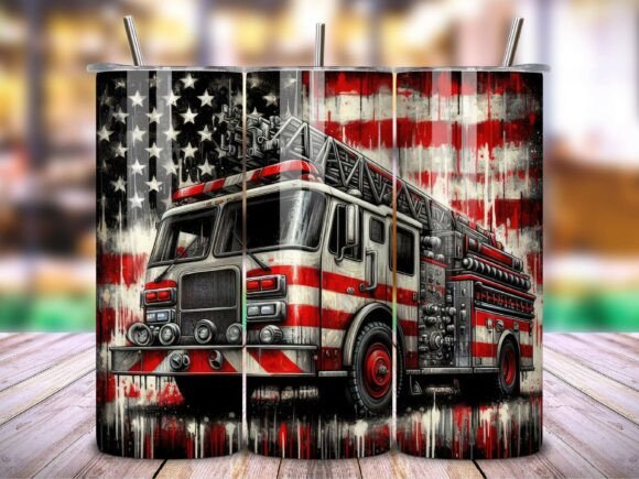 Download Fire Truck American Pride Tumbler V.3 - American pride tumbler Collection