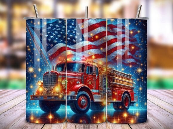 Download Fire Truck American Pride Tumbler V.5 - American pride tumbler Collection