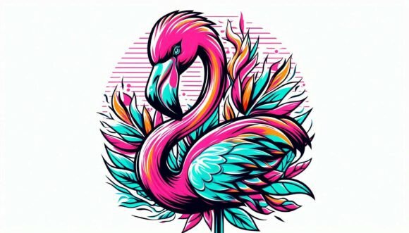 Download Pop Art Flamingo Illustration - Flamingo illustration Collection